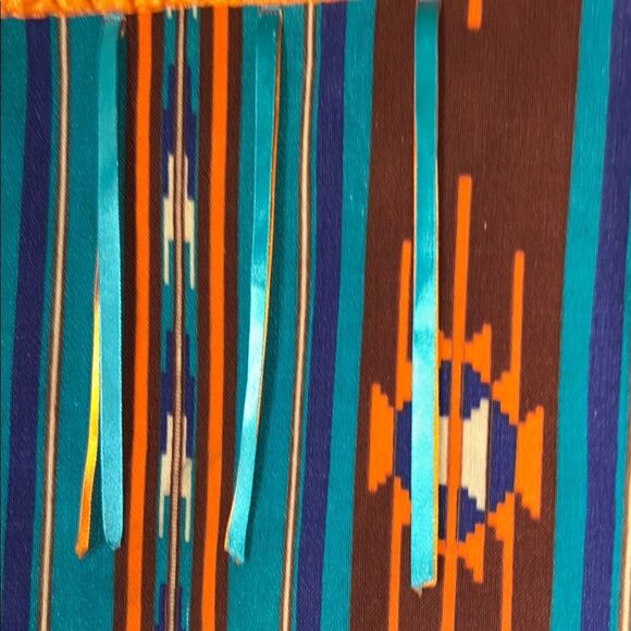 Girls Colorful Southwestern Western Vest Size 10/12 Handmade - Picture 9 of 11